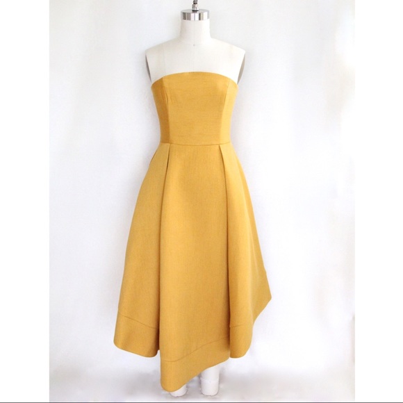 NWOT C/Meo Collective Making Waves Strapless Dress - Picture 7 of 7